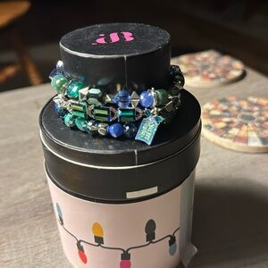 Bomb Party Holiday Stack
YOU’RE MY SECRET SANTA
Lab created stones silver